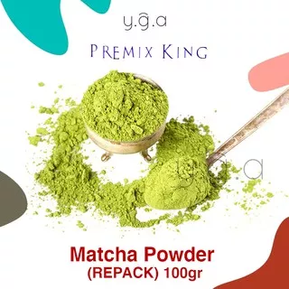 Matcha Powder (REPACK) 100gr / Bubuk Matcha Premix King