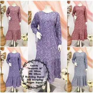 GAMIS BUSUI HOMEDRESS GAMIS RAYON GAMIS BATIK SINGKARAK LONGDRESS BATIK PEKALONGAN DRESS MAXI DRESS RAYON