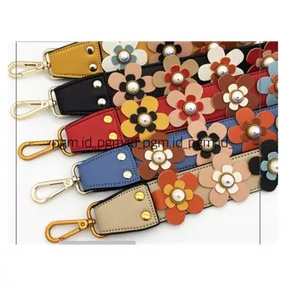 Ready stock & PO tali tas motif bunga bag strap flower