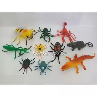 Mainan Serangga Karet - Insect World (1 Set)