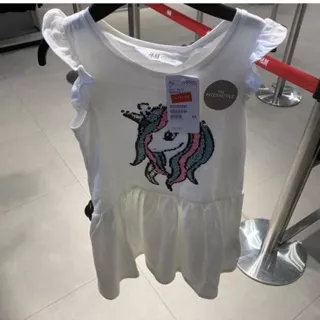 H&M Kids Dress Sale Unicorn Sequin