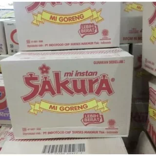Mie Instan Sakura Goreng Dan Soto Ayam Per Dus