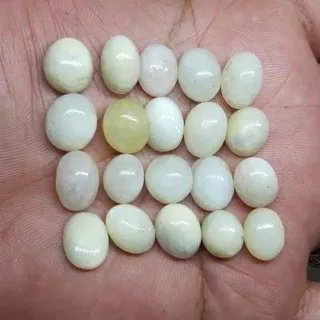 NATURAL BATU PERMATA WHITE SAFIR PUTI