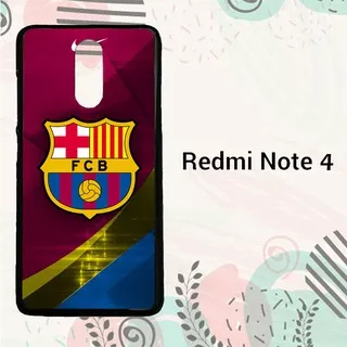 Casing Xiaomi Redmi Note 4 Custom Hardcase HP FC Barcelona Nike O0444