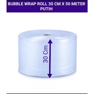 Bubble wrap 50m x 30cm buble wrap bubblewrap plastik bubble ekonomis