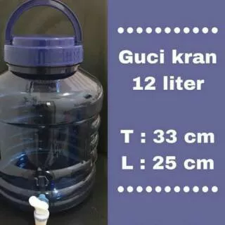 Galon aqua/galon air/galon cuci tangan/galon 12 liter/galon kran 12 liter/galon 12L