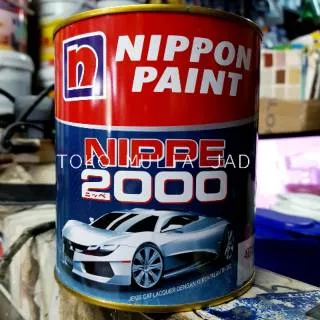 Cat duco Nippe 2000 hitam putih clear 1 kg / Nippon Paint cat mobil