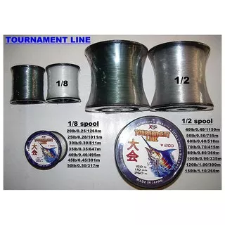 TOURNAMENT LINE 1/2Spool JUMBO 40lb s/d 120lb