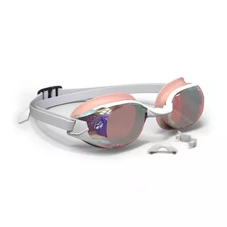 Decathlon NABAIJI Swimming goggles Bfit Mirrored lenses Pink /Yellow / White - 8732249