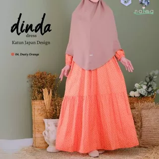 NAIMA - DINDA DRESS ORI BY NAIMA / GAMIS KATUN JEPANG / DRESS MOTIF BUSUI