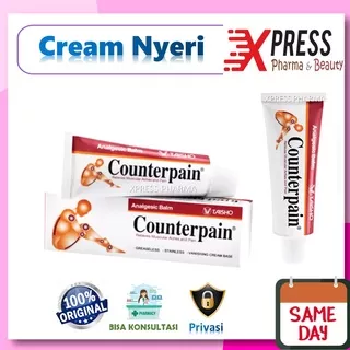 ?XPRESS? Counterpain 15 - 30 - 60 - 120 gram Conterpain Salep Cream Otot Nyeri Keseleo Counter Pain
