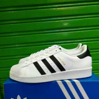 REAL PICT Adidas Superstar ORIGINAL Made in Indonesia Sepatu Pria Wanita Sneakers Kets Running