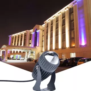 Lampu Sorot Gedung Lampu Sorot Taman Spotlight outdoor anti air 220V 3W RGB Lampu Panggung PAR DJ Disco Zunera Lampu Sorot RGB 3W -W Outdoor Garden Landscape Light AC85-265 Lawn Lamp COB Waterproof Lighting Led Light Garden Path Floor Spot lights