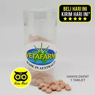 BLUD VETAFARM KAPSUL BUTIR VITAMIN IMPORT OBAT PENAMBAH SEL DARAH BURUNG LOVEBIRD MERPATI BALAP BLUDV