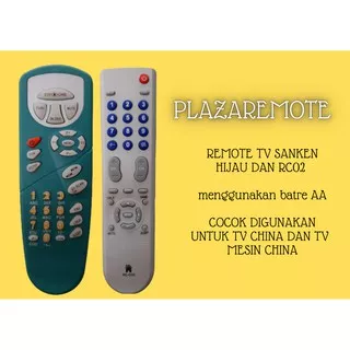 remote sanken tv tabung sanken hijau sanken rc02