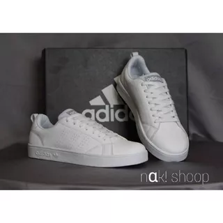 Adidas Originals Neo Advantage Black White Sneakers Shoes Pria Wanita BNIB