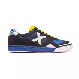 SEPATU FUTSAL X MUNICH GRESCA 295 (Navy White) 100% ORIGINAL