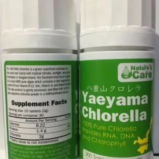 Sun Chlorella Yaeyama Import Japan Anti Kanker Anti Penuaan Isi 300 Tablet