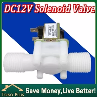 12V DC Katup Solenoid Air Elektrik / G1 / 2   Water Electric Inlet Solenoid Valve