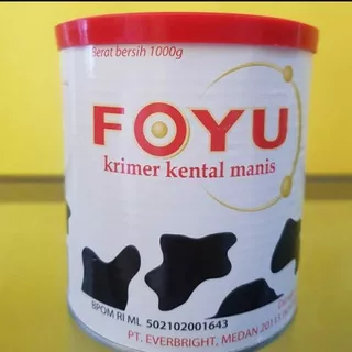 Susu Kental Manis Kaleng Foyu 1000 gr / 1kg