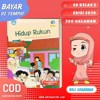 Buku Tematik SD Kelas 2 Tema 1 Hidup Rukun Kurikulum 2013 Edisi Revisi 2017