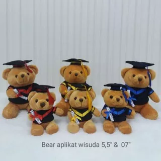 Boneka Bear Wisuda size 12cm/7/boneka toga/boneka graduation/boneka beruang wisuda