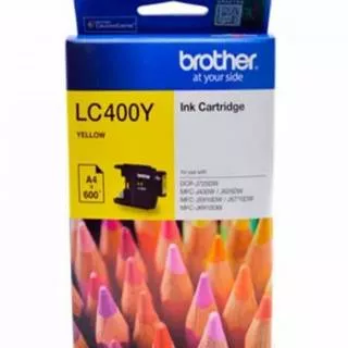 TINTA BROTHER LC400 YELLOW ORIGINAL PRINTER DCP J725DW MFC J430W J625DW