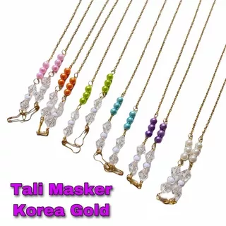 Kalung Rantai Emas / Tali Masker Rantai Gold Chain / Tali Rantai Korea