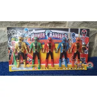 MAINAN ANAK ROBOT POWER RANGER 5 PCS Power Ranger Justice 5 pcs No.360-4- Robot Rower  Ranger set 360-4 - Mainan figure power rangers