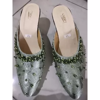 Sepatu pengantin wedding murah / sendal pengantin murah