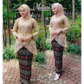 AF-> SET KEBAYA SRIKANDI BROKAT MEWAH ~ KEBAYA BROKAT WISUDA ~ KEBAYA PESTA ~ KEBAYA KUTU BARU ~ KEBAYA KARTINI