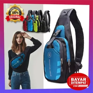 Tas BOBO OUTDOOR ORIGINAL ANTI AIR Tas Selempang Pria Waterproof Sling Bag Cowok Tas Dada