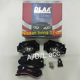 foglamp BUMPER bemper lampu SOROT kabut nissan livina / GRAND LIVINA lama 2007-on dlaa