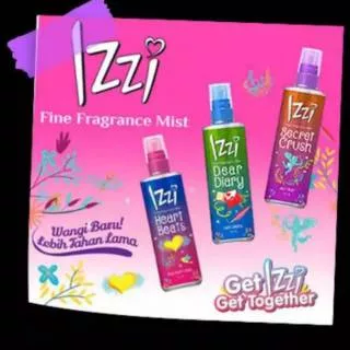 Izzi fragrance mist 100ml/parfum izzi secret crush