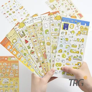 TRG - Molang Sumikko Gurashi Diary Deco Stickers - Stiker Lucu TRG