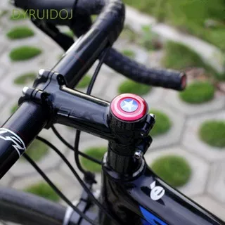 DYRUIDOJ Cycling Accessories Bicycle Headset Cover 28.6mm Five Pointed Star Bicycle Stem Top MTB Road Bike Head Tube Dustproof Bicycle Parts with Screw Front Fork Bike Fork Tube Cap