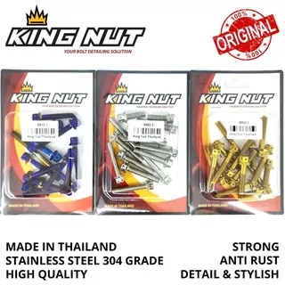 Baut Set Cvt Mio J Fino 115 Injeksi Mio GT Probolt Thailand Stainless Flower King Nut