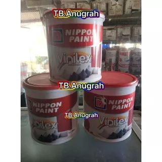 Cat Tembok VINILEX NIPPON PAINT Interior & Exterior 5 KG Galon Nippon Paint CAT TEMBOK DINDING VINILEX