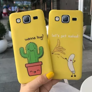 Candy Color Soft Silicone Case Cartoon Cactus Casing Samsung Galaxy J7 Core / NXT / Neo J7 (2015) SM-J701 J701F J701Y