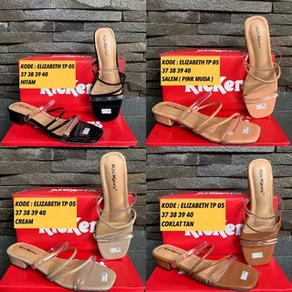 SANDAL WEDGES PUMPPEEM ELISABETH 4.4 RAMADHAN SALE SANDAL WANITA HAK PENDEK TALI 3 SANDAL HAK KEKINIAN BLNI 0048 ROSSA SANDAL TALI RAJUT KEPANG BRIDED SANDAL WANITA KOKOP KERUT TALI BELAKANG WANITA SLOP HAK 2,5 CM ANDIN TERBARU TALI TRANSPARAN 4