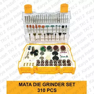 Mata Mini Die Grinder Set 310 Pcs Mata Bor Mesin Tuner 3 mm Aksesoris Grinding Cutting Etching Bor
