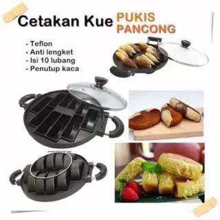 Cetakan kue pukis 10 lubang - Cetakan Kue pancong -Kue Rangin -Snack Maker