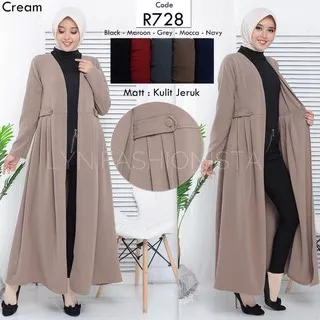 LONG CARDIGAN WANITA LENGAN PANJANG/ VIKA OUTER/BLEZER GAMIS TEBAL