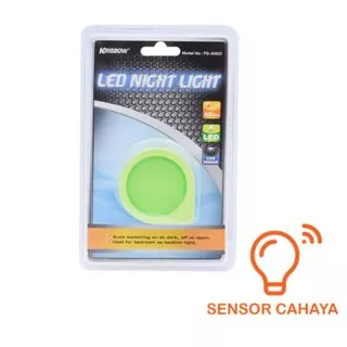 lampu tidur krisbow led dengan sensor cahaya