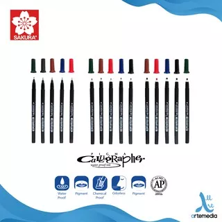 Pena Kaligrafi Sakura Pigma Calligrapher Pen