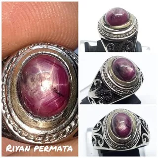 Batu cincin permata ruby star