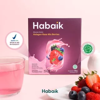 Minuman Collagen Habaik Beauty Drink / Collagen Halal / Habaik Kolagen Drink / Minuman Serbuk Kolagen Rasa Mix Berries