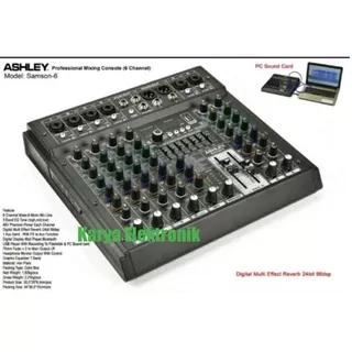 MIXER ASHLEY SAMSON6 MIXER 6 CHANNEL ASHLEY SAMSON 6