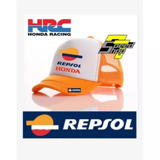 Topi Distro / Topi Racing / Topi Rasing Trucker / Topi Recing / Topi jaring / Topi HONDA RACING / Topi REPSOL HONDA