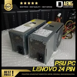 Power Supply Power Suplay Psu Pc Build Up Lenovo 24/4 Pin Atx Pc Mini Original Murah Garansi